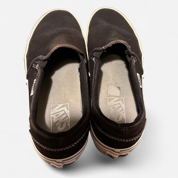 Vans Platform Black Slip Ons Womens size 8.5 - Picture 3 of 8